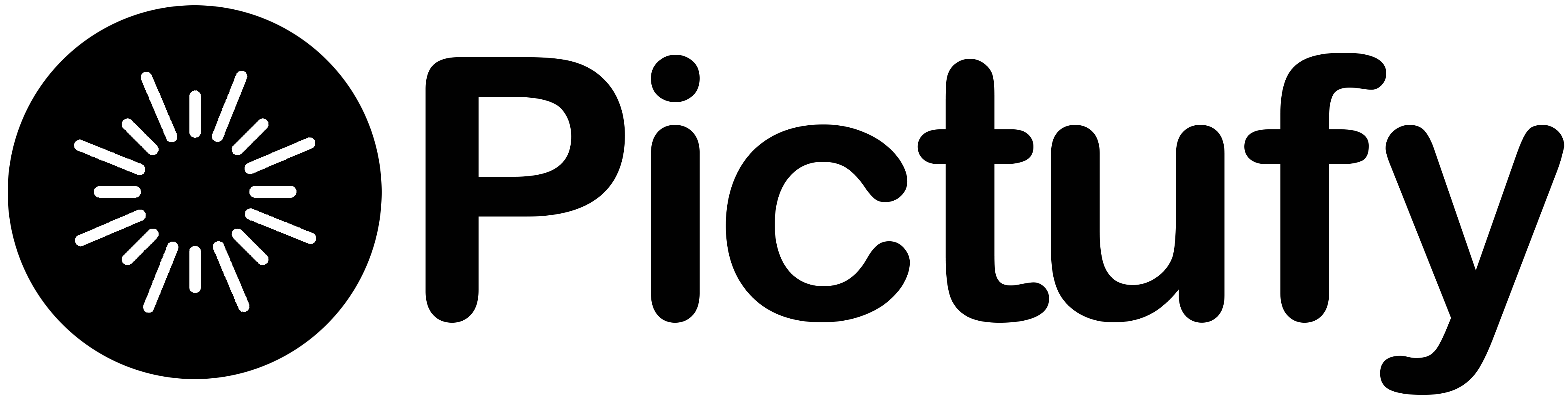 Pictufy logo, Linking to pictufy.com
